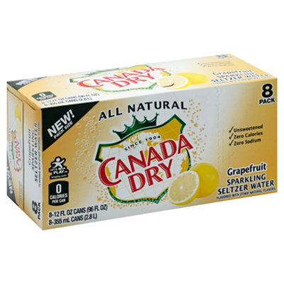 Canada Dry Green Tea Ginger Ale - 8-12 Fl. Oz.
