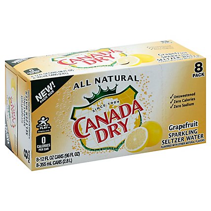 Canada Dry Green Tea Ginger Ale - 8-12 Fl. Oz. - Image 1