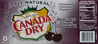 Canada Dry Sparkling Black Cherry - 8-12 Fl. Oz. - Image 3