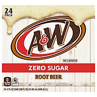 A&W Diet Root Beer - 24-12 Fl. Oz. - Image 3