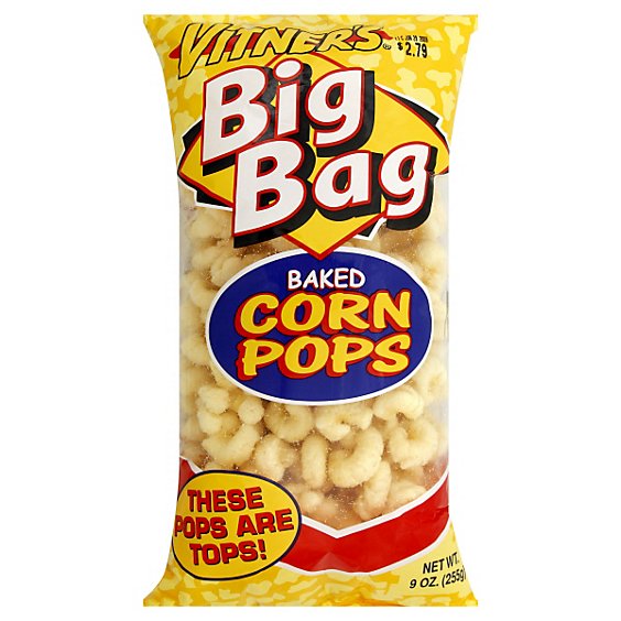 Vitners Big Bag Cheese Corn Pops - 7 Oz