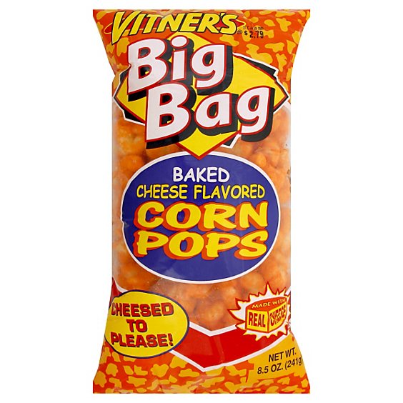 Vitners Big Bag Cheese Corn Pops - 6.5 Oz
