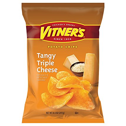 Vitners Tangy Triple Cheese Potato Chips - 8.5 Oz - Image 3