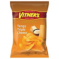 Vitners Tangy Triple Cheese Potato Chips - 8.5 Oz - Image 1