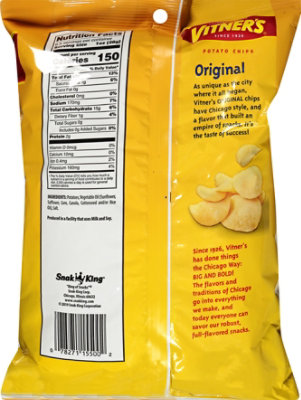 Vitners Original Potato Chips - 6.5 Oz - Tom Thumb