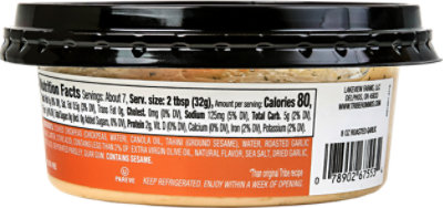 Tribe Hummus All Natural Roasted Garlic - 8 Oz - Image 5