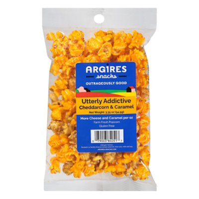 Argires Gourmet Cheese & Caramel Popcorn - 3.35 Oz - Image 3