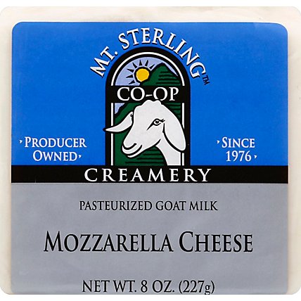 Aged Goat Mozzarella Cheese - 8 Oz - Image 1