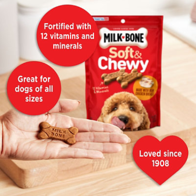Milk-Bone Dog Snacks Soft & Chewy Chicken Recipe Pouch - 5.6 Oz - Image 2