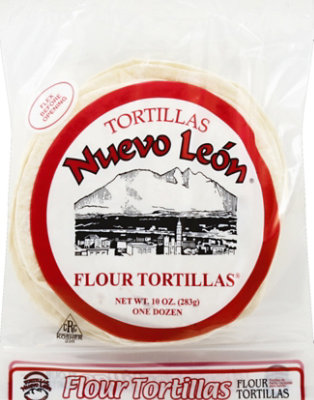 Tortillas Nuevo Leon Tortillas Flour, 10.0 Oz - 10 Oz - Image 2