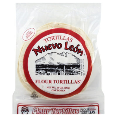 Tortillas Nuevo Leon Tortillas Flour, 10.0 Oz - 10 Oz - Image 1