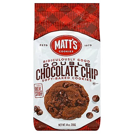 Matts Cookies Double Chocolate Chip - 14 Oz - Image 1