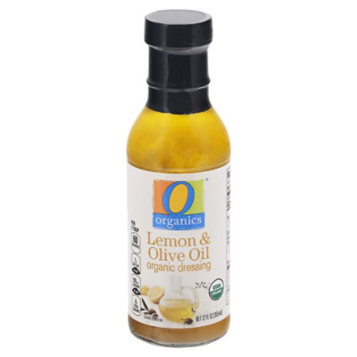 O Organics Organic Dressing Lemon & Olive Oil - 12 Fl. Oz.