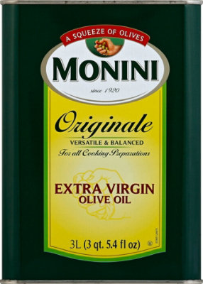 Monini Olive Oil Extra Virgin Originale 3 Liter - 101 Fl. Oz. - Image 2