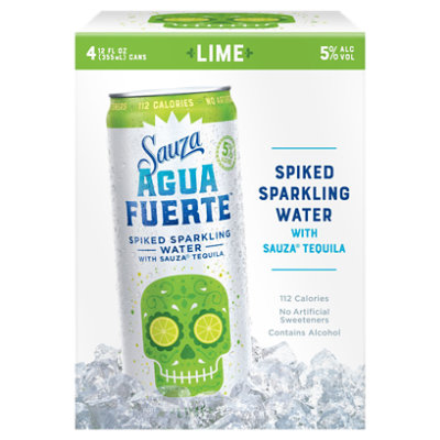 Sauza Agua Fuerte Lime - 4-355 Ml - pavilions