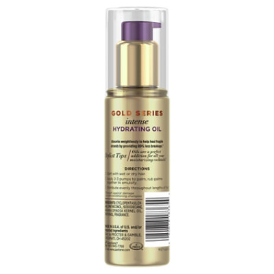 Pantene Gold Series Intense Hydrating Oil Treatment for Curly Coily Hair - 3.2 Fl. Oz. - Image 7