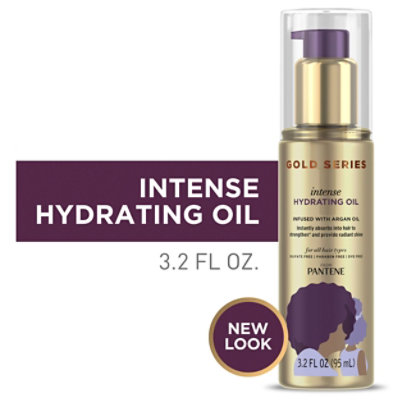 Pantene Gold Series Intense Hydrating Oil Treatment for Curly Coily Hair - 3.2 Fl. Oz. - Image 3