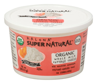 Kalona Super Natural Whole Milk Cottage Cheese - 16 Oz