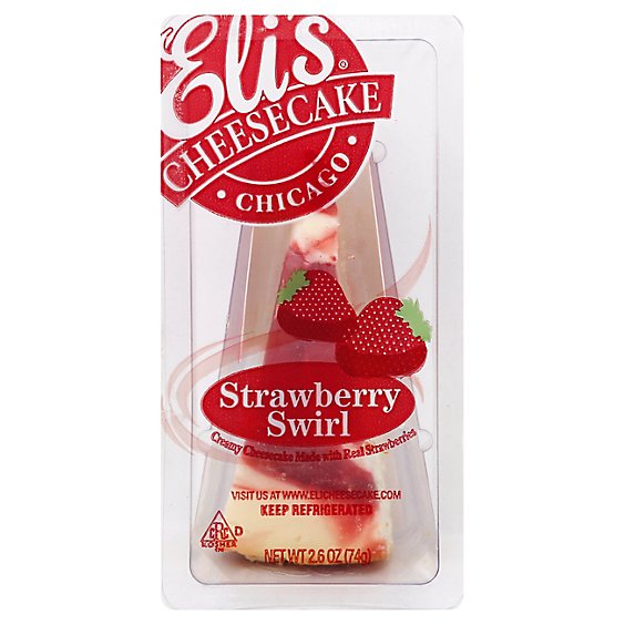 Elis Cheesecake Strawberry Swirl - 2.6 Oz