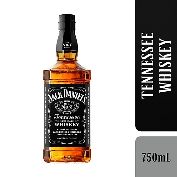 Jack Daniels Old No. 7 Tennessee Whiskey 80 Proof - 750 Ml