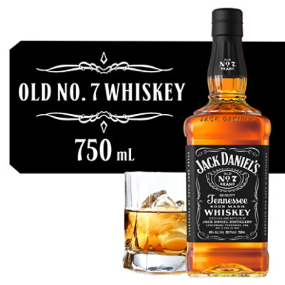 Jack Daniel's Old No. 7 Tennessee Whiskey 80 Proof Bottle - 750 Ml