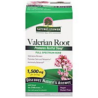 Natures Answer Valerian Root Dietary Supplement Vegicap - 90 Count - Image 2
