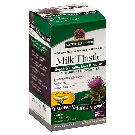 Natures Answer Milk Thistle - 90 Count