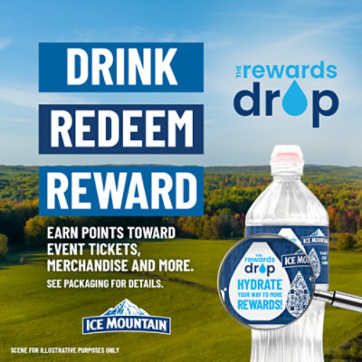 Ice Mountain Natural Spring Water No Flavor - 6-16.9 Fl. Oz. - Image 3