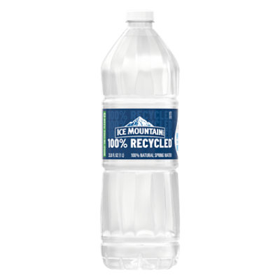 Ice Mountain No Flavor Natural Spring Water Bottle - 33.8 Oz - Image 1