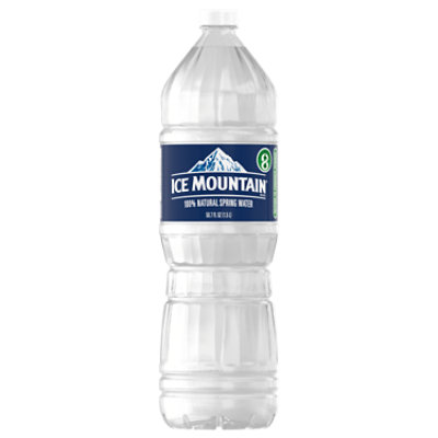 Ice Mountain No Flavor Natural Spring Water Bottle - 50.7 Oz - Image 1