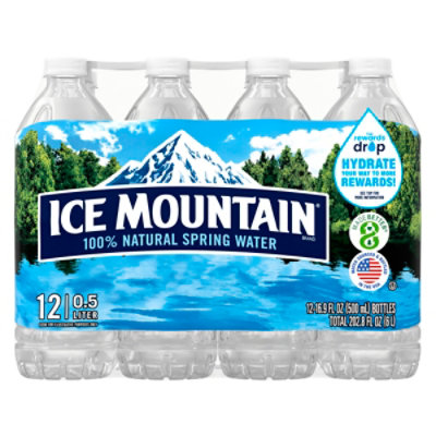 Ice Mountain Natural Spring Water - 6-33.8 Fl. Oz. - Image 6