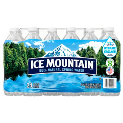 Ice Mountain 100% Natural Spring Water - 24-16.9 Fl. Oz. - Image 6