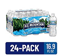 Ice Mountain 100% Natural Spring Water - 24-16.9 Fl. Oz.