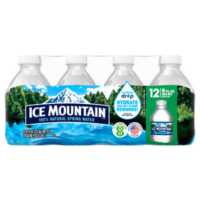 Ice Mountain Natural Spring Water - 12-8 Fl. Oz. - Image 1