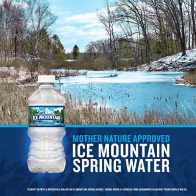 Ice Mountain 100% Natural Spring Water - 12-12 Fl. Oz. - Image 2