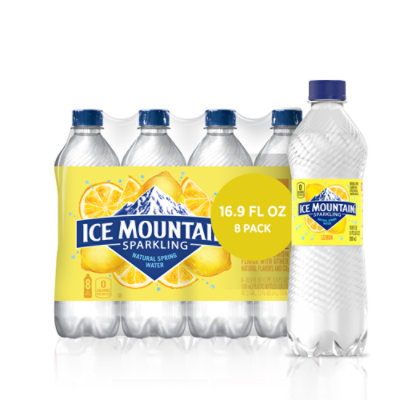 ICE MOUNTAIN Brand 100% Natural Spring Water, 16.9-ounce bottles (Pack of  24)