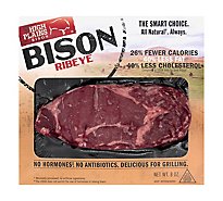 High Plains Bison Ribeye All Natural - 8 Oz
