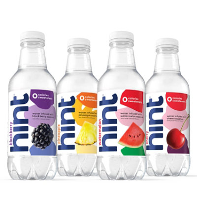 hint Water Infused With Blackberry Pineapple Watermelon & Cherry Variety Pack - 12-16 Fl. Oz. - Image 2