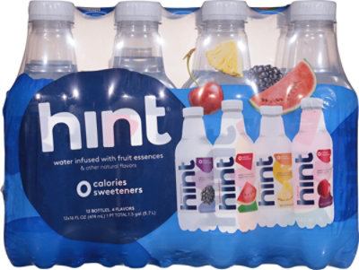 hint Water Infused With Blackberry Pineapple Watermelon & Cherry Variety Pack - 12-16 Fl. Oz. - Image 6