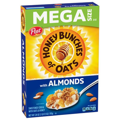 Post Honey Bunches of Oats With Almonds Heart Healthy Breakfast Cereal Large Box - 28 Oz - Image 2