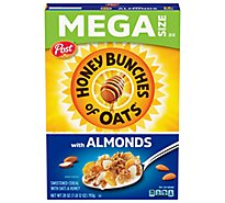 Post Honey Bunches of Oats Breakfast Cereal With Almonds Large Box - 28 Oz
