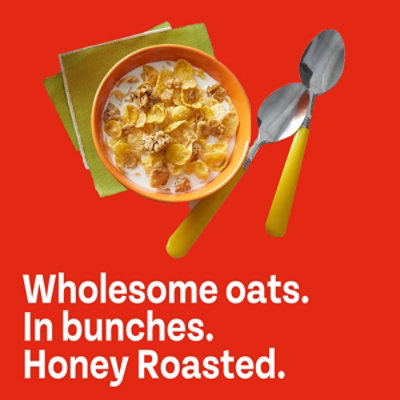 Post Honey Bunches of Oats Honey Roasted Heart Healthy Breakfast Cereal Large Box - 28 Oz - Image 3