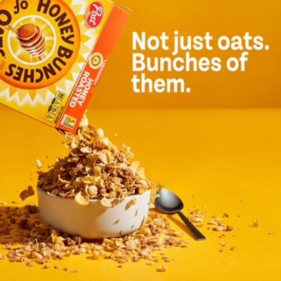 Post Honey Bunches of Oats Honey Roasted Heart Healthy Breakfast Cereal Large Box - 28 Oz - Image 2