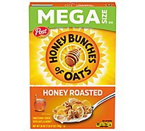 Post Honey Bunches of Oats Heart Healthy Honey Roasted Breakfast Cereal Large Box - 28 Oz