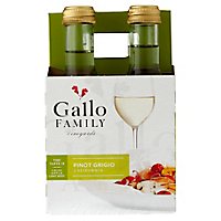Gallo Family Vineyards Pinot Grigio White Wine -4-187 Ml - Image 2