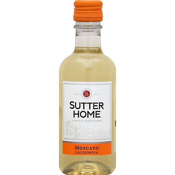 Sutter Home Moscato White Wine Bottles Pack - 4-187 Ml