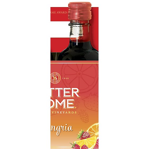 Sutter Home Sangria Red Wine Bottles Pack - 4-187Ml