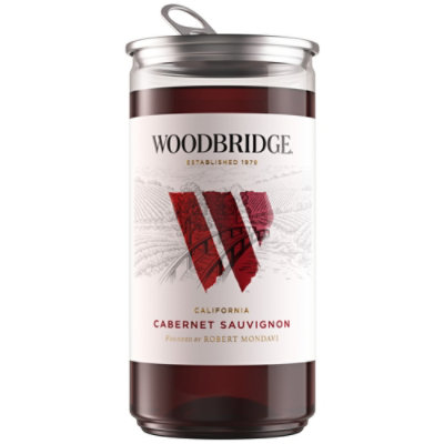 Woodbridge Cabernet Sauvignon Red Wine Can - 187 Ml - Image 1