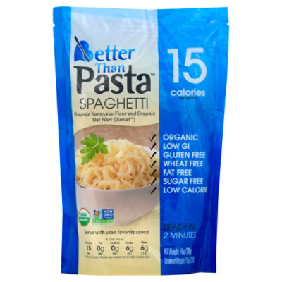 Better Than Pasta Gluten Free Konnyaku Flour Spaghetti, 14 Oz 14 Oz