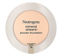 Neutrogena Mineral Sheers Foundation Powder Classic Ivory 10 - 0.34 Oz